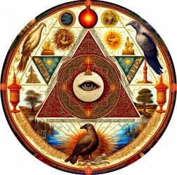 Dřevěné puzzle Oko vesmíru XL – 505 dílků od Wooden City