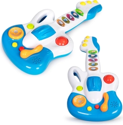 Dětská elektrická kytara s hudebními zvuky