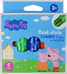 Jumbo barvy v tyčince ASTRA – PRASÁTKO PEPPA, 4 ks