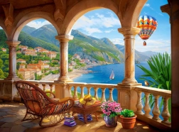 Puzzle Meditace v Černé Hoře 2000 dílků CASTORLAND