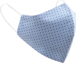 Ochranné bavlněné rouško Belisima světle modré, univerzální