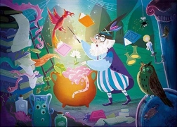 Puzzle Bylo nebylo: kouzelnický lektvar 30 dílků