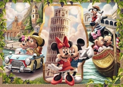 Puzzle RAVENSBURGER Mickey a Minnie na dovolené 1000 dílků