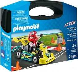 Playmobil přenosná sada – závodní go-kart s figurkou