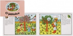 Knížka o jabloňce – leporelo, 24 × 16 cm, český text