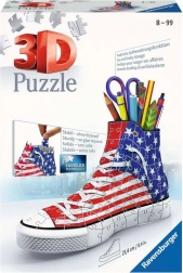 Ravensburger 3D puzzle teniska American Style, 108 dílků