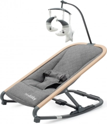 Dětské houpací lehátko New Baby Snuggle šedé