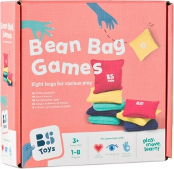 Sada her s textilními pytlíčky s pískem