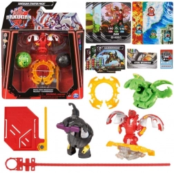 bakugan starter pack special attack dragonoid – startovní sada 3 figurky