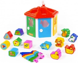 vkládačka domeček se zvířátky