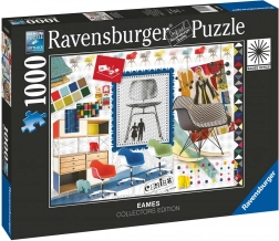 Ravensburger puzzle Eames Design klasické židle 1000 dílků