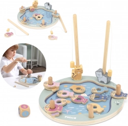 dřevěná magnetická hra rybolov POLARB od VIGA