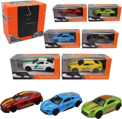 Sportovní auto v boxu pro děti