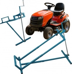 Ruční servisní zvedák pro traktůrky, sekačky, čtyřkolky a ATV 400 kg, šířka 99 cm, úhel 40°