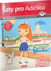 Kniha samolepek Šaty pro ADÉLKU