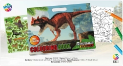 Kniha omalovánek dinosauři se samolepkami