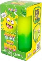 tuban jiggly slime neo duo dvoubarevný žluto‑zelený 430 g