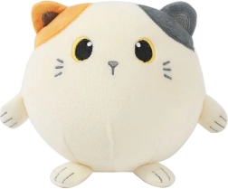 Plyšový squishy míček oranžová kočka