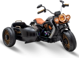 Dětská elektrická motorka se sidecarem BABY MIX černá