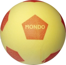 Mondo měkký molitanový míč na fotbal žlutý 20 cm