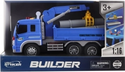 Stavební auto na baterie se zvuky a setrvačníkem