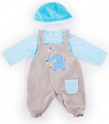 Tříkusový set oblečení pro panenky BAYER DESIGN (33–38 cm)