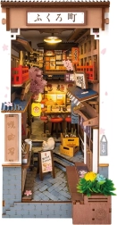 3D skládačka zarážka na knihy Sakurová ulička s vínem