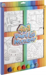Malování podle čísel 4v1 pro kluky – kreativní sada