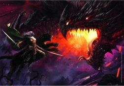 Clementoni puzzle Dungeons&Dragons: Z očí do očí 1000 dílků