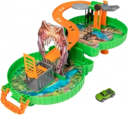 Teamsterz dino dráha v kufříku s autíčkem