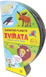 Pexi knížka rozkládací glóbus - zvířata