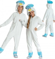 Dětský kostým POKEMON Quaxly kigurumi s kapucí 127–136 cm (7–8 let)