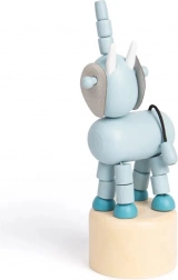 Bigjigs Toys Dřevěné mačkací zvířátko Safari Slon