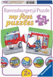 Ravensburger moje první puzzle – vozidla a stroje 9×2 dílky