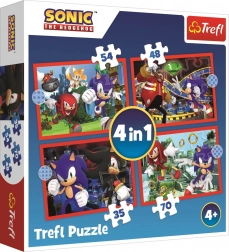 Puzzle 4v1 Dobrodružství Sonica SEGA Sonic The Hedgehog