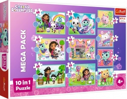 Trefl Puzzle Pro Děti Gabi Kočičí Domek 10 v 1