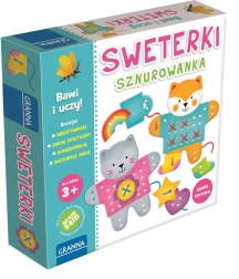 Šněrovací svetříky granna – kreativní hra pro děti od 3 let