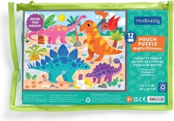 Puzzle do sáčku Silní dinosauři 12 dílků – MUDPUPPY