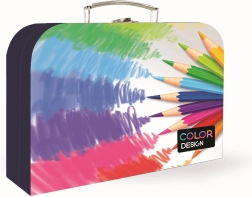 Lamino kufřík pastelky A4, 34 cm