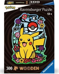 Dřevěné obrysové puzzle POKÉMON Pikachu 300 dílků