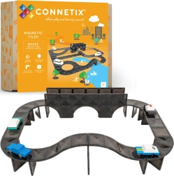 Connetix Roads Creative Pack magnetické silnice – kreativní sada 48 ks