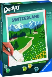 CreArt Jungfrau Region – malování podle čísel pro děti a teenagery