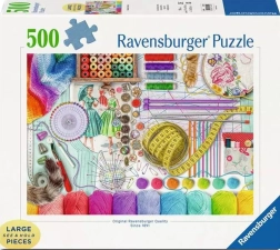 Ravensburger puzzle Šicí koutek XXL 500 dílků