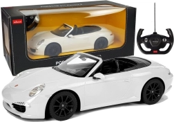 RC auto Porsche 911 Carrera S Rastar 1:12 – Bílé