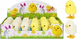 Natahovací kuřátko 8 cm – chodící plyšová hračka