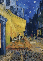 Puzzle Art Collection – terasa kavárny v noci 1000 dílků