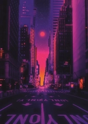 Puzzle RAVENSBURGER Neonové město 1000 dílků