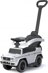 Dětské odrážedlo s vodiac í tyčí MERCEDES-BENZ G-Class Baby Mix bílé