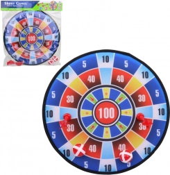 Softový terč se šipkami a míčky 36 cm