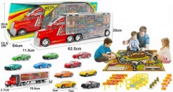 Kamion – odtahová souprava s hrací podložkou a autíčky